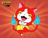 Jibanyan feliz