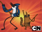 Mordecai y Rigby