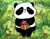 Panda con regalo