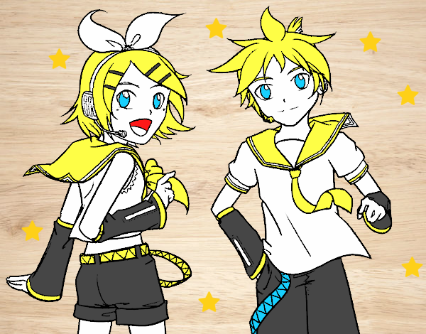 Rin y Len Kagamine Vocaloid