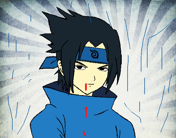 Sasuke enfadado