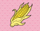 Dibujo Una mazorca de maíz pintado por Saritita