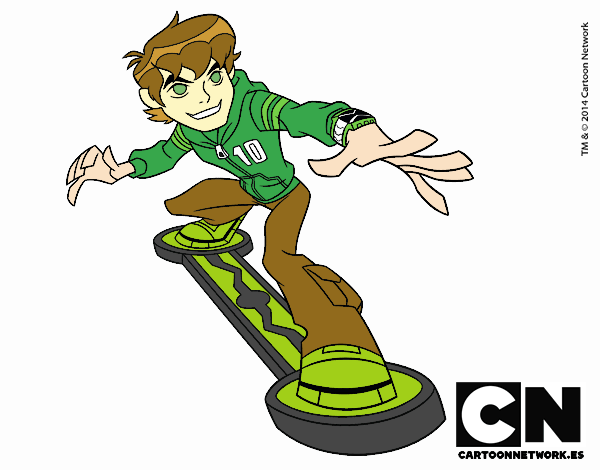 Ben 10 skateboard