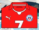 Camiseta del mundial de fútbol 2014 de Chile