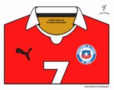 Camiseta del mundial de fútbol 2014 de Chile