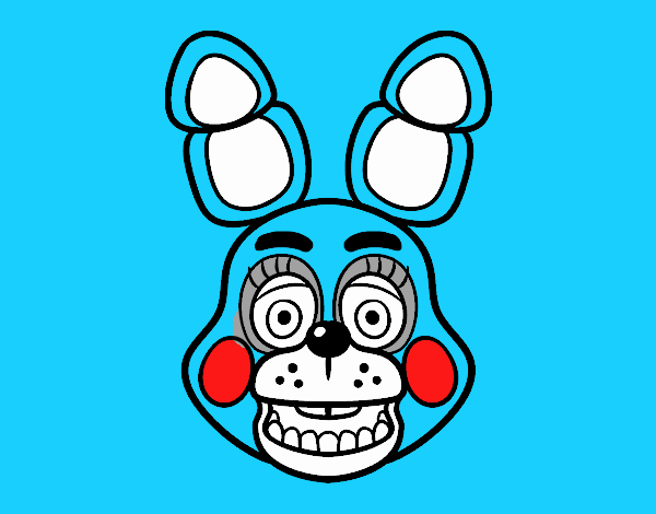 Cara de Toy Bonnie de Five Nights at Freddy's