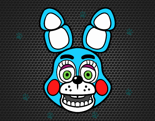 Cara de Toy Bonnie de Five Nights at Freddy's