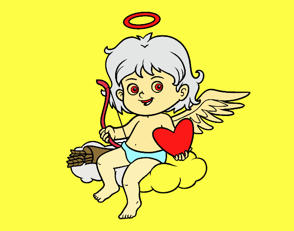 Cupido en una nube