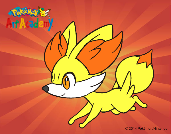 Fennekin corriendo