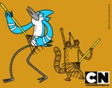 Mordecai y Rigby