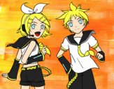 Rin y Len Kagamine Vocaloid