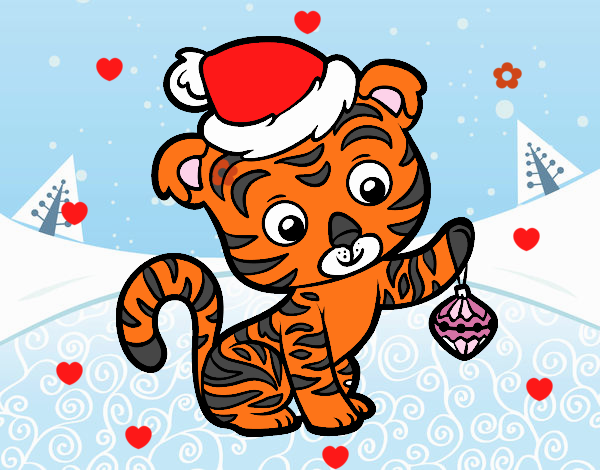 Tigre navideño