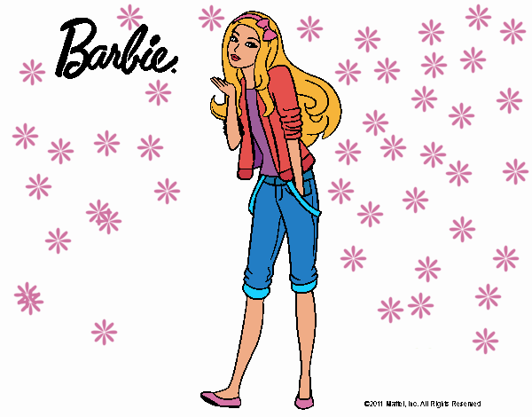 Barbie con look casual