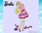 Barbie y su colección de zapatos