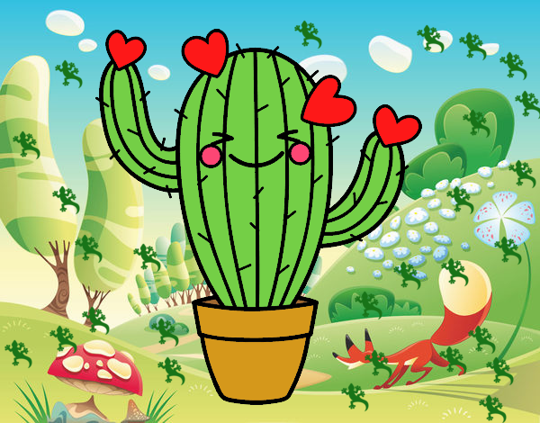 Cactus corazón