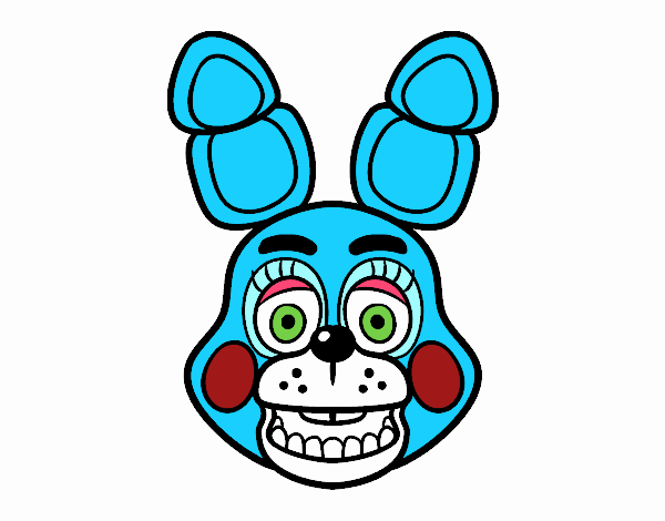 Cara de Toy Bonnie de Five Nights at Freddy's