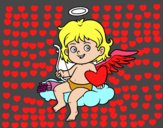 Cupido en una nube