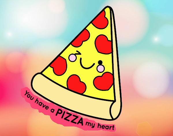 Dibujo You have a pizza my heart pintado por adrinette1