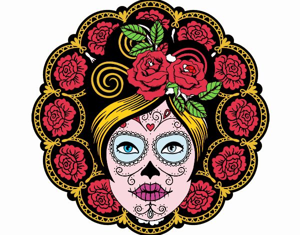 Calavera mejicana femenina