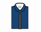 Camisa con corbata 