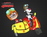 Mr Peabody y Sherman en moto