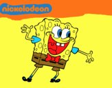 Bob Esponja saludando