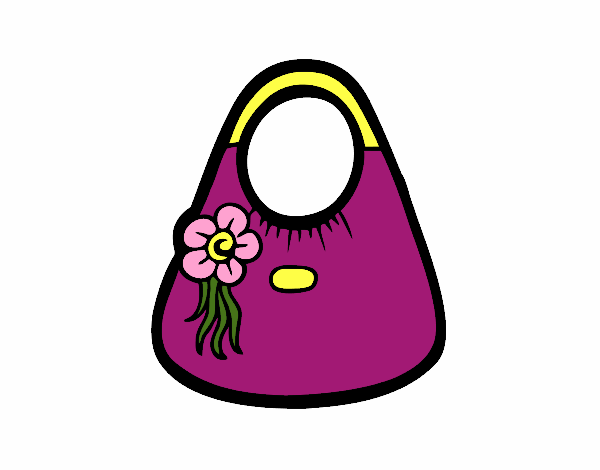 Bolso con flor