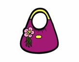 Bolso con flor