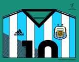 Camiseta del mundial de fútbol 2014 de Argentina