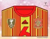 Camiseta del mundial de fútbol 2014 de España