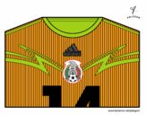 Camiseta del mundial de fútbol 2014 de México