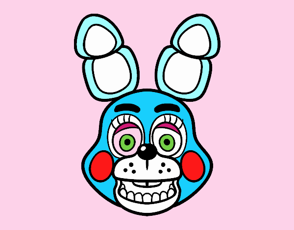 Cara de Toy Bonnie de Five Nights at Freddy's