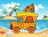 Food truck de pizza