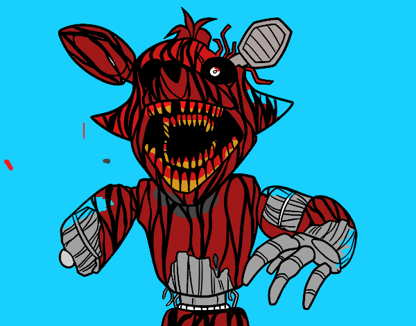 Dibujo De Foxy Terrorífico De Five Nights At Freddys Pintado Por En El Día 01 03 18 6575