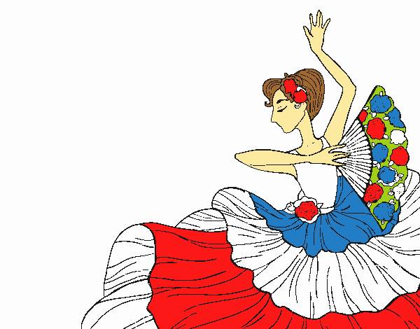 Mujer flamenca