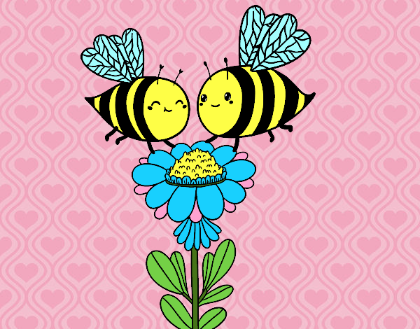 Pareja de abejas