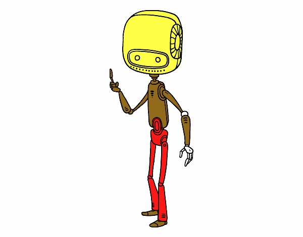 Robot delgado