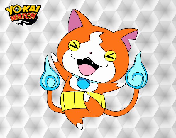 Jibanyan feliz