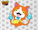 Jibanyan feliz