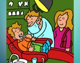 Niño en el dentista