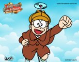 Nobita Holmes volando