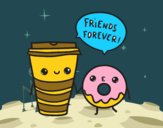 Café y donut