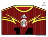 Camiseta del mundial de fútbol 2014 de México