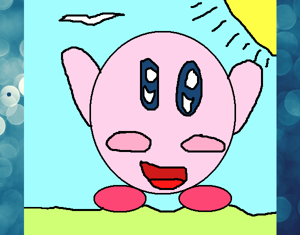 Dibujo de Kirby pintado por en  el día 13-03-18 a las 01:17:47.  Imprime, pinta o colorea tus propios dibujos!