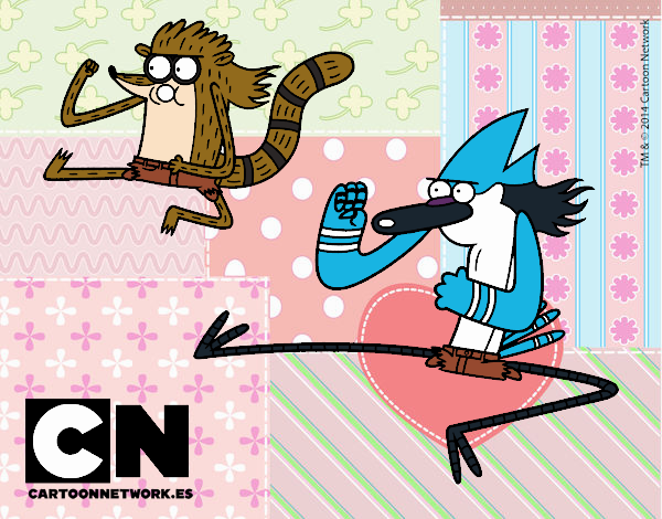 Mordecai y Rigby karatekas