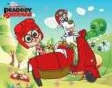 Mr Peabody y Sherman en moto