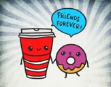 Café y donut