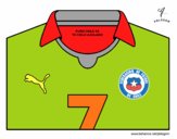 Camiseta del mundial de fútbol 2014 de Chile