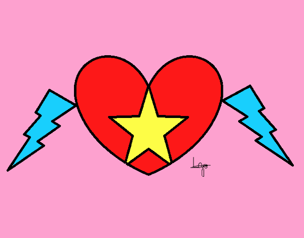 Corazón estrella