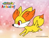 Fennekin corriendo